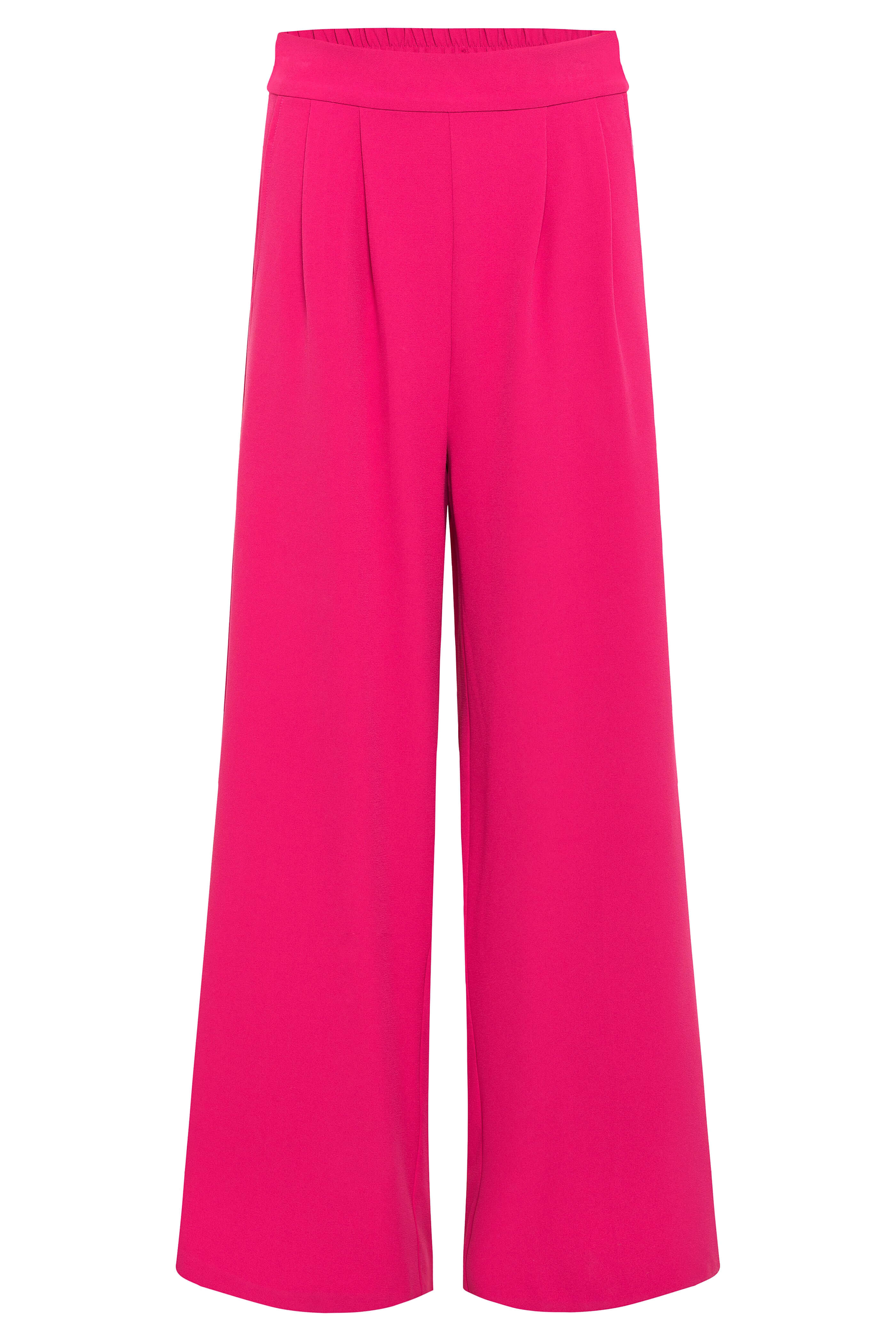 Sai Wide Leg Pants (Solid Pink) front view 